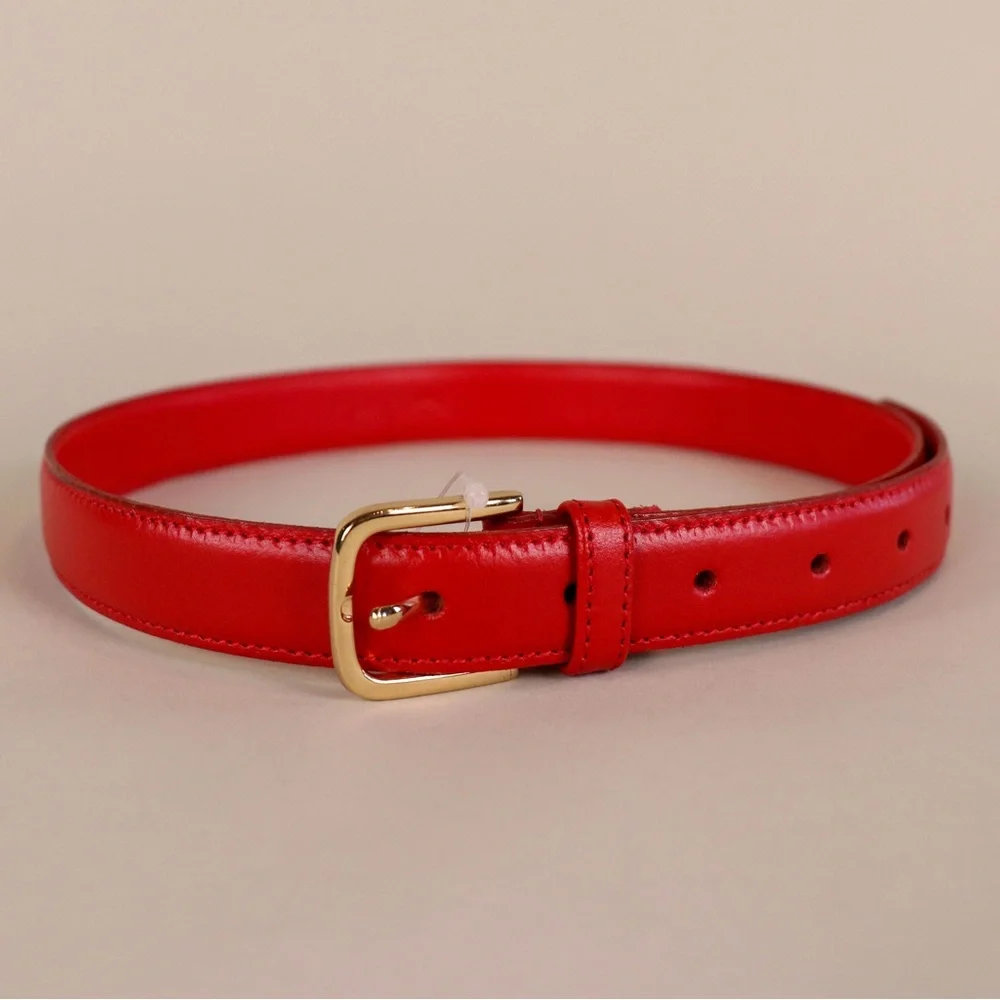 NEW American Apparel Classic Vintage Red Belt - Picture 4 of 4